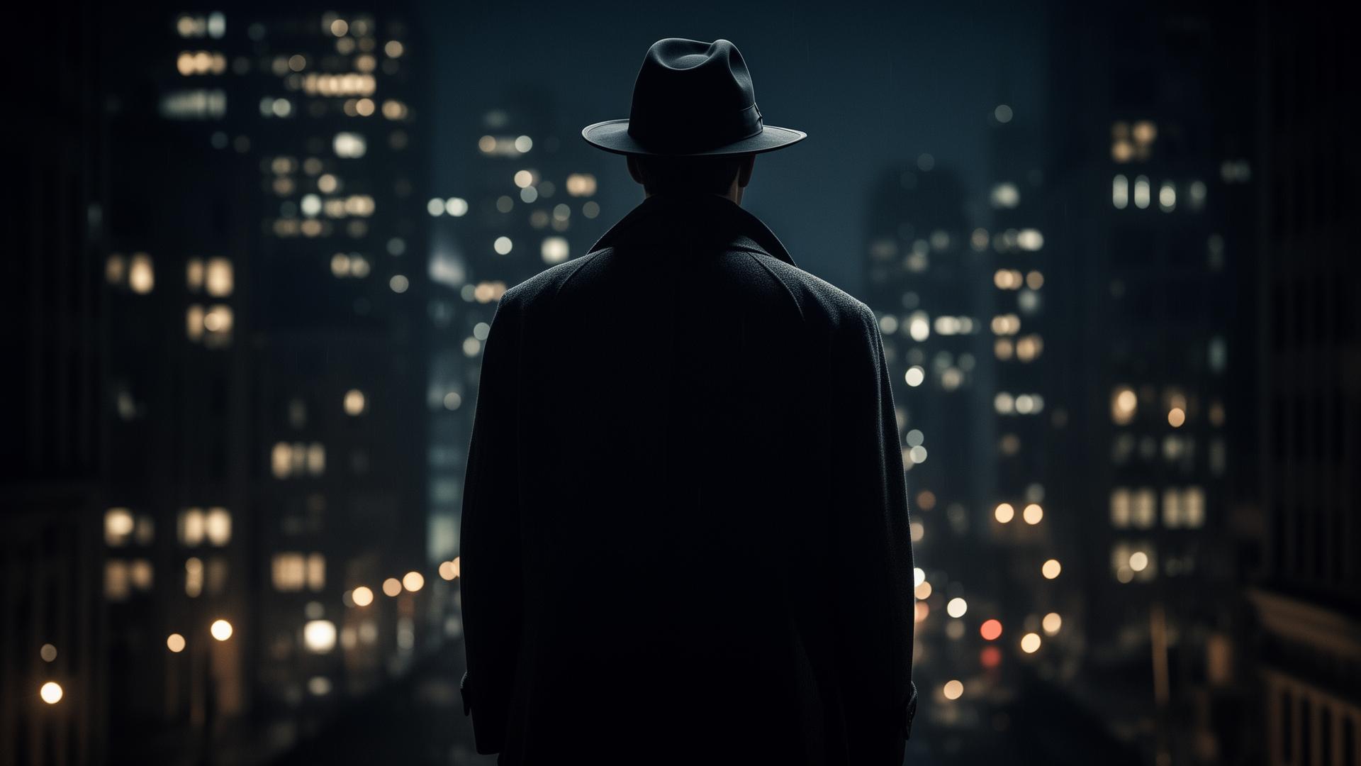 Detective silhouette